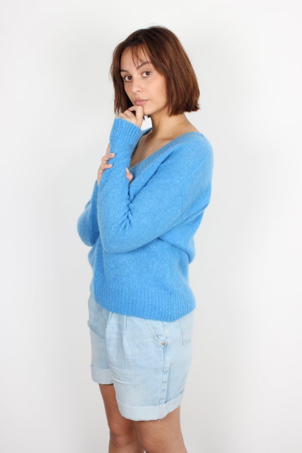 Leon & Harper Nous blue jumper Online now