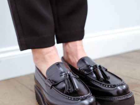 Grenson Brie shine loafer in black Fashion