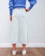 SLF Alma long denim skirt in light blue Online now