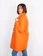 Harris Wharf London A1215 boxy clementine wool coat Hot on Sale