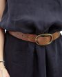 H Angus belt in brown Cheap