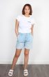 Essentiel Antwerp Buy pleated denim shorts Supply