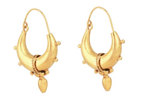 I AM JAI 1606A Half hoop earring in gold For Discount