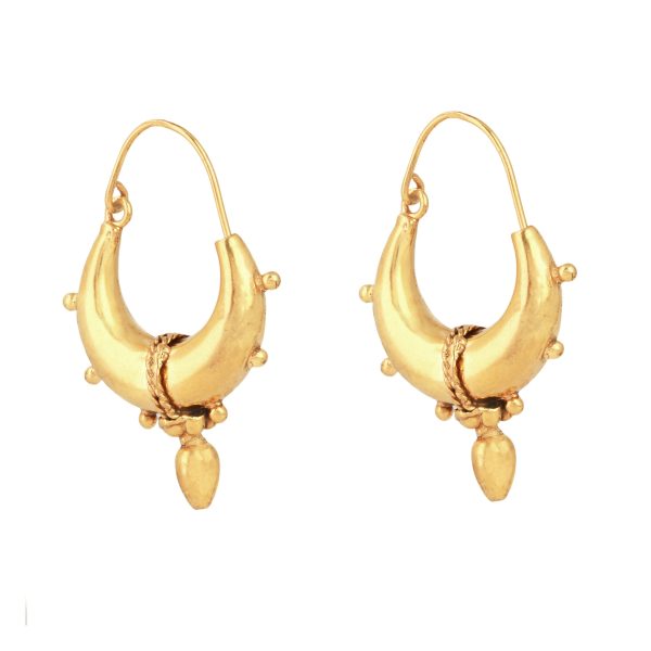 I AM JAI 1606A Half hoop earring in gold For Discount