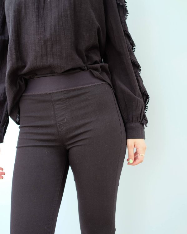 JB Dellah high rise legging in seriously black For Cheap