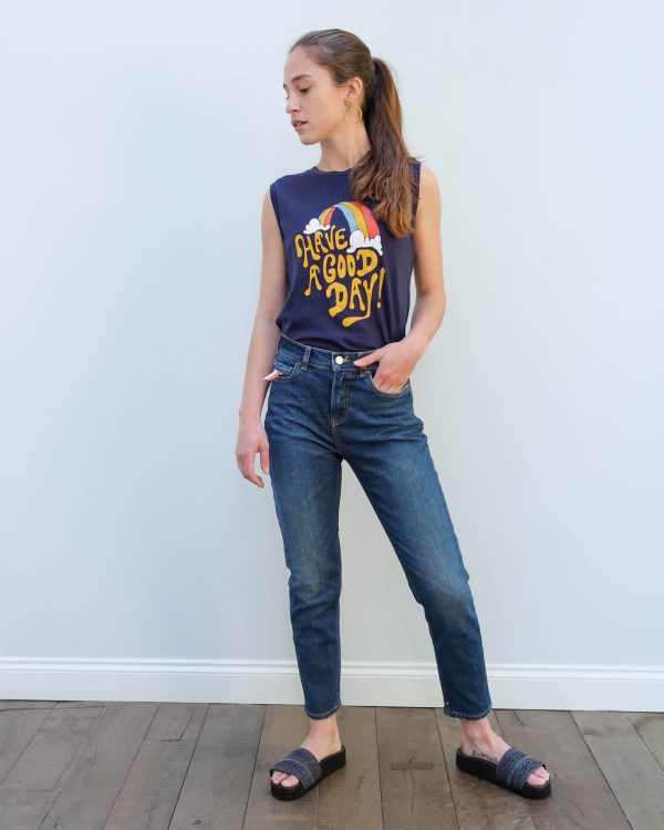 AB 150596 High five lobster lock jeans in blue Sale