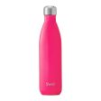 S well water bottle in satin pink For Cheap