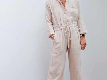 V Penelope jumpsuit in dusk For Discount