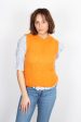 Leon & Harper Mochi sleeveless orange knit Cheap