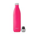 S well water bottle in satin pink For Cheap