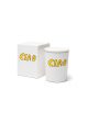 Bella Freud Ciao mineral wax candle in white & yellow Online