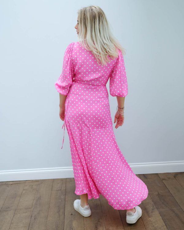 EA Vundamental long wrap dress in pink Online