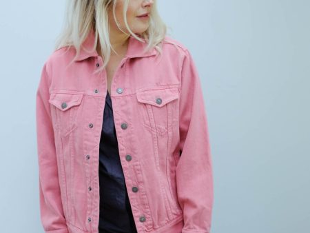 AV TINE170 denim jacket in lychee Online