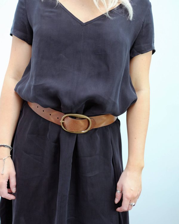 H Angus belt in brown Cheap