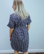 LOR Ni checked dress in navy Supply