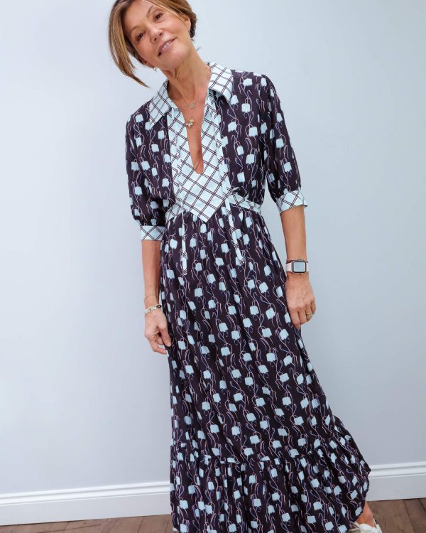 PPXOC Loopy Lou dress in picnic, tulip tower For Cheap