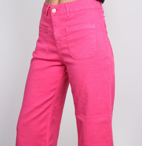 FIVE Lucia Cotton Trousers in Fushia Fashion