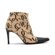 Chanel  F W 2000 Interlocking CC  Ankle Booties - Women s 37.5 EU Cheap