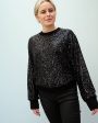 EA Wimmer Sequin Pullover in Black Online