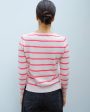 JU Boyfriend stripe Vee in blossom For Sale