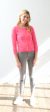 JU Shrunken cardi in neon pink on Sale