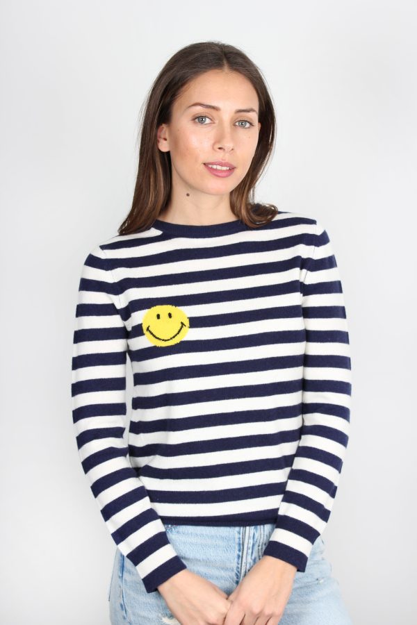 Jumper 1234 Smiley striped cashmere jumper Cheap