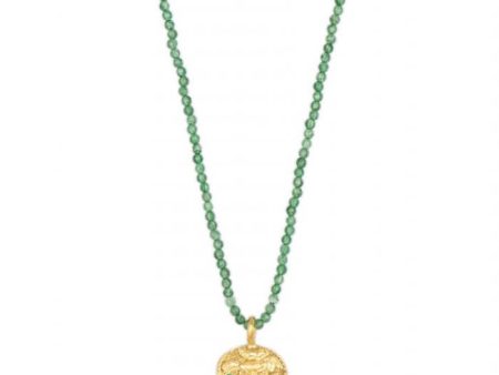 HERMINA Sealstone animal emerald crystal necklace Online