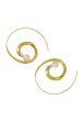 OTTOMAN WP Whirlpool earrings with pearl For Cheap