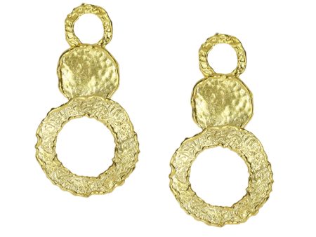 OTTOMAN DI08 Circles earrings in gold Online