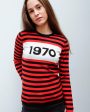 BF 1970 Striped jumper in red Online Hot Sale