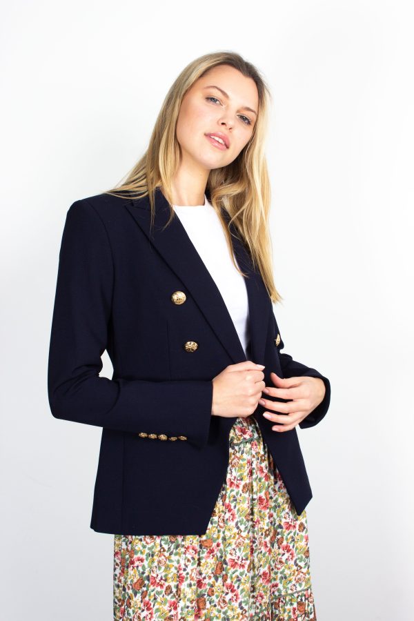 Veronica Beard Miller Dickey navy jacket Online Sale