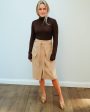 LOR Brief skirt in dark sand Sale