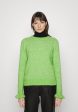 SLF Sia Frill Cuff Knit in Greenery Supply