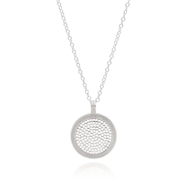 AB 1899N gold and silver large circle necklace Discount