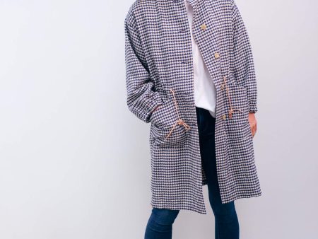 BR Harvey coat in blue check Online