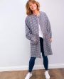 BR Harvey coat in blue check Online