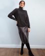 JU Lurex winter sweat in black Hot on Sale