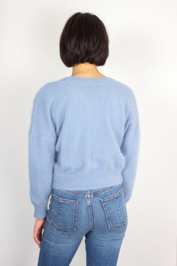 BR Datev Angora Knit in Chambray Supply