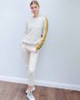 V Polly cashmere knit in milk For Cheap