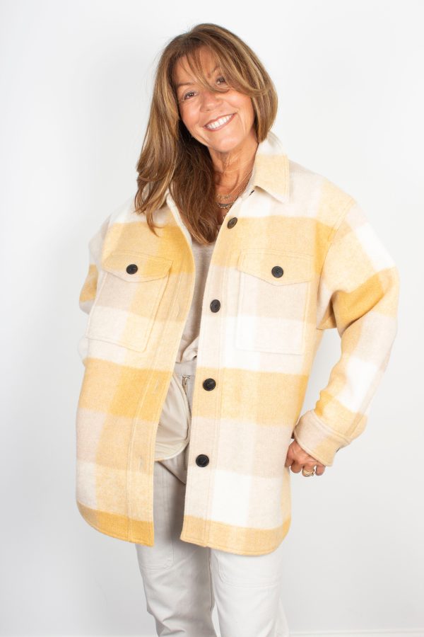 IM Harveli Blanket Coat in Honey For Discount