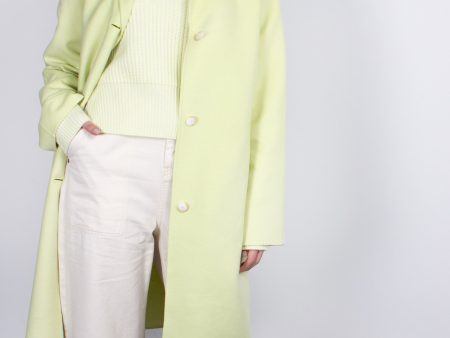 JOSEPH Caia Short Coat in Sulphur Cheap