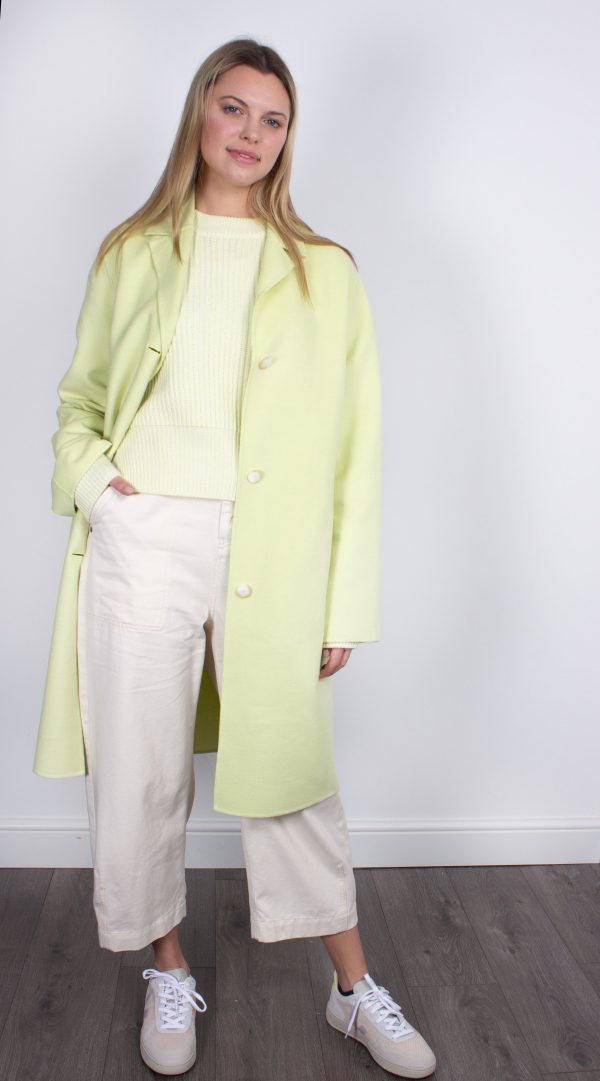 JOSEPH Caia Short Coat in Sulphur Cheap