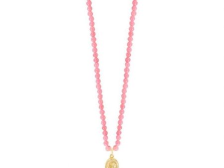 HERMINA Ygeia necklace in pink coral Supply