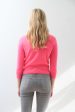 JU Shrunken cardi in neon pink on Sale