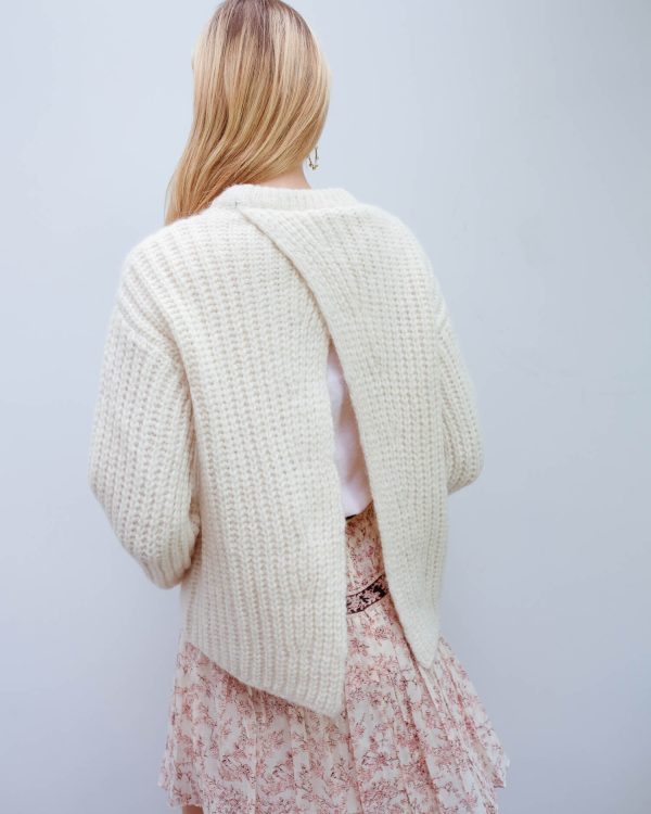 BMB Nosema knit in soft white on Sale