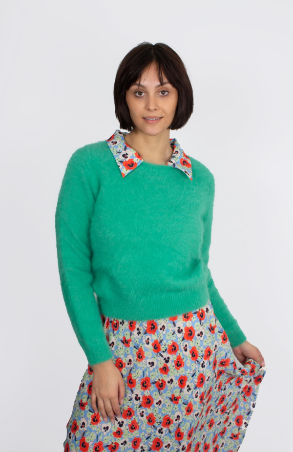 BR Datti Angora Knit in Frog Fashion