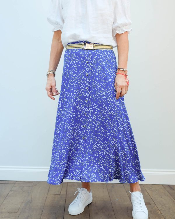 L&H Jacinthe skirt in daisy blue Online now