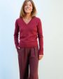 JOSEPH LS pure cashmere in plum Supply