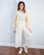 BUP Celine knit cardi in straw yellow on Sale