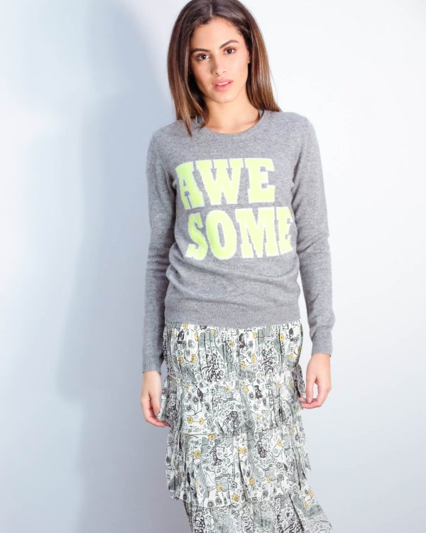 JU Awesome crew in grey Hot on Sale